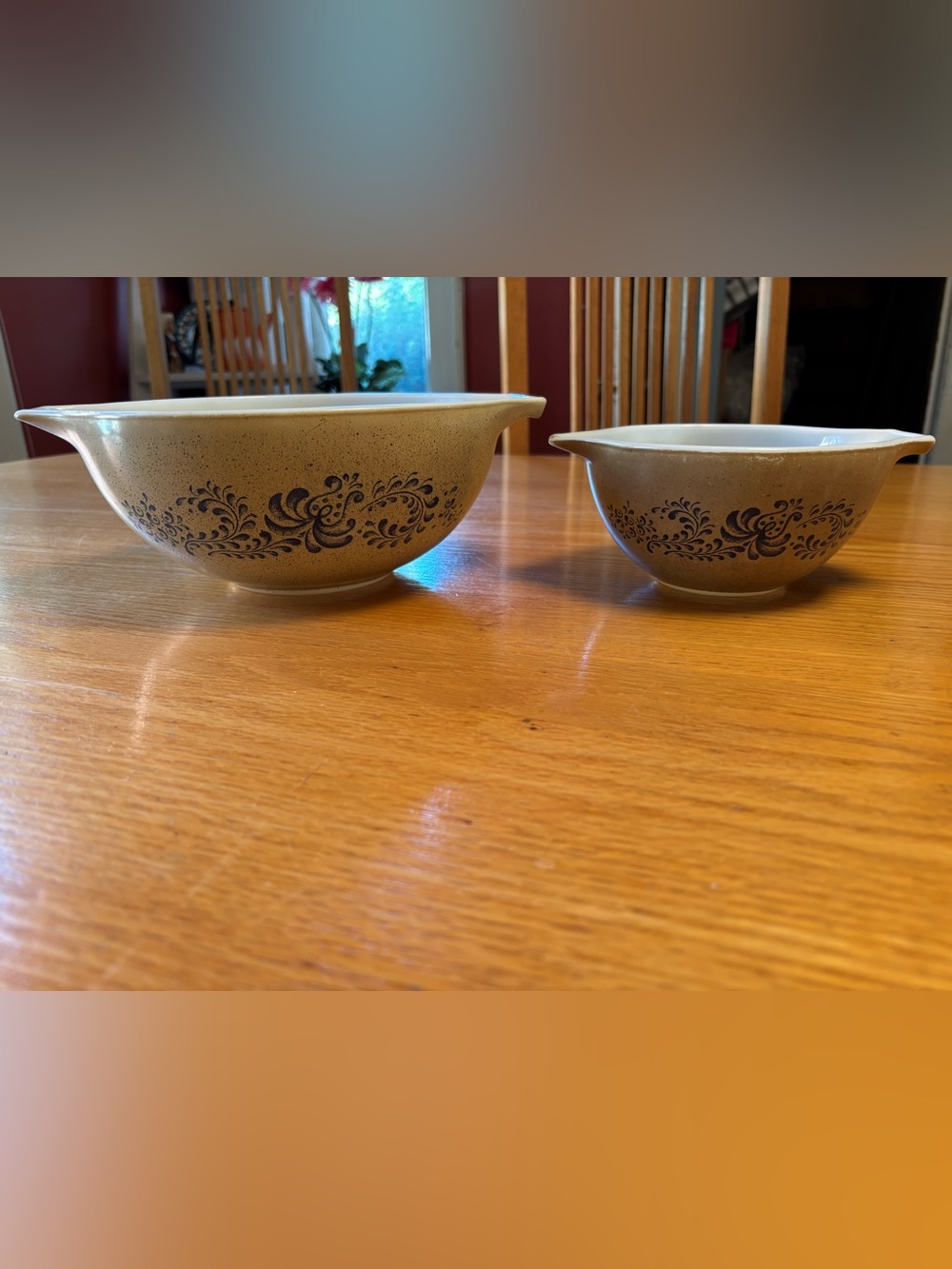 Vintage Pyrex Homestead
Cinderella Mixing Bowls - Set of 2 (#441ƻ)